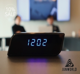 연결없이 사용가능한 컴팩트형 탁상시계카메라 최대32GB 장시간촬영 (JW-6810)