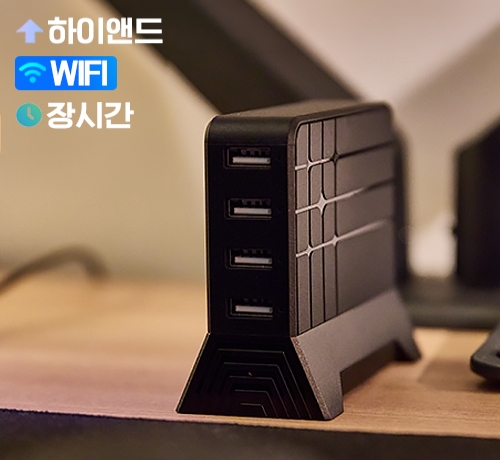 <고성능> usb충전기 타워형 고화질,초장시간 Wi-Fi 스트리밍 지원 USB충전기타워형 초소형카메라(PV-CS10I)