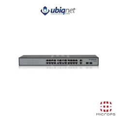 유비큐넷 STARLINK SL-2028GSFP_LAN 24포트_1G SFP 2포트_기가비트_L2_비관리형_스위칭허브