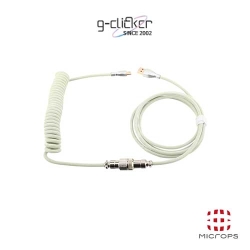 지클릭커 코일형 Type-C 키보드 항공케이블 커넥터 1.5M_그린