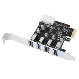이지넷유비쿼터스 NEXT-405NEC LP / USB 3.0 4포트 PCI-Express 확장 카드