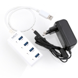 이지넷유비쿼터스 NEXT-505UHP / USB3.0 / 4포트 / 유전원허브(포트별 LED제공)