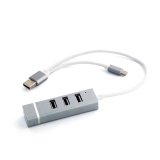 이지넷유비쿼터스 NEXT-506OTG / USB2.0 Type-C + Type-A 겸용 OTG / 4포트/  USB허브