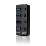 이지넷유비쿼터스 NEXT-703U3NP / USB3.0 / 4포트 / 포트별 개별 스위치 / 유전원 USB 허브
