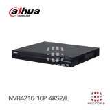 [IP] 다후아 NVR4216-16P-4KS2/L / 8MP / 4K / 16CH / 16 POE / NO HDD / 2BAY / NVR 녹화기