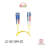 솔텍 LC-SC-SM-2C-03M / SC-LC-SM-2C / 싱글모드 / 점퍼코드 / 광점퍼케이블 3M (숏부트)