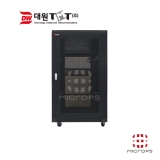 대원TMT DW-H1200T_타공문_1200*600*600_선반2, 쿨러2, 멀티텝6구,바퀴 포함 기본구성_25U_타공문 허브렉