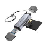이지넷유비쿼터스 카리미 9723TC-OTG_USB3.1 Type-C/USB-A_SD, MicroSD 지원_최대지원용량 2TB_스틱형_ 휴대용 카드리더기