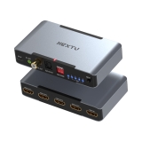 이지넷유비쿼터스 부요아 8334SP8K60_1x4 HDMI 2.1 분배기_8K@60_DCP v2.3 / 7.1ch_모니터 HDMI 분배기