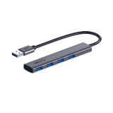 이지넷유비쿼터스 유고르 694U3_4포트_USB-A TO USB-A 3.0_알루미늄_무전원_슬림_USB 허브
