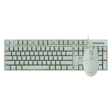 지클릭커 오피스프로 GMK-500 스탠다드 M 키보드 무소음 마우스 세트 [그린]