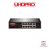 UHDPRO UHD-PE9208GF_POE 8포트_SFP 1포트_UP 2포트_120W_기가_POE 광스위치허브_CRM (SI제품 : 현장명, 수량 확인)
