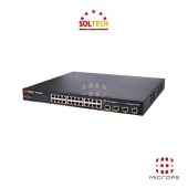 솔텍 SFC4000HP / POE 24포트 / SFP 4포트 / 740W / L2 / 기가비트 / POE 광스위치허브 [후속모델 : SFC4000HP V3]