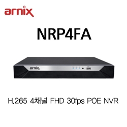 [IP] 아닉스 NRP4FA / 4CH / 2MP / 4CHPOE / NO HDD / IP NVR 녹화기