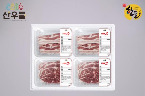 한돈 으뜸세트 2kg