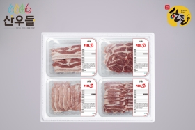 한돈 명품세트 2kg