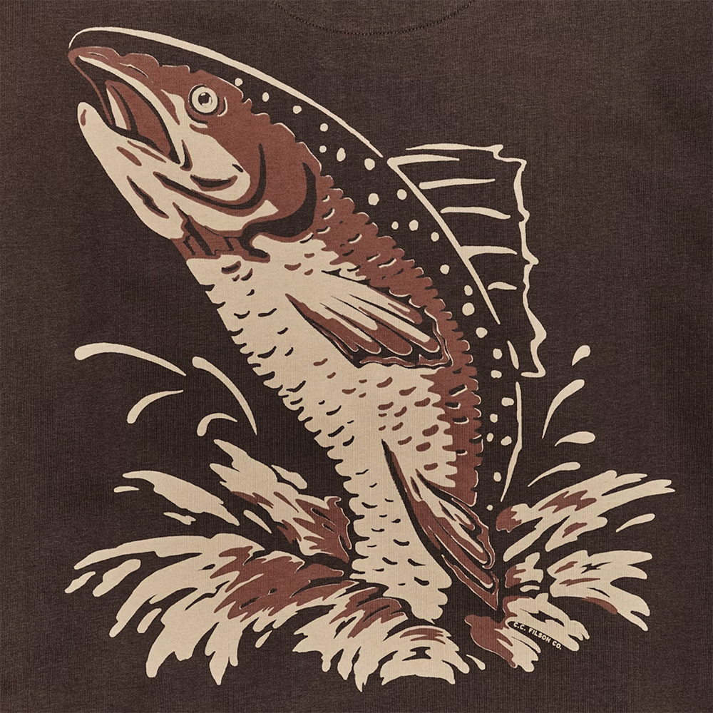 PROSPECTOR GRAPHIC HOODIE (Brown/Trout)
