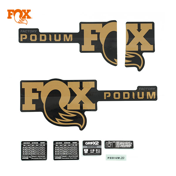 2026 포디엄 포크_카시마 그레이 로고_데칼 키트