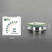 BEST BST-0.009MM  주석+은도금선 0.009MM      SUPER FINE SILVER 초극세사 점퍼와이어