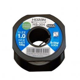 HOZAN HS-304 PBFREE 무연실납 SN99.3AG0.3CUNI   1.0mm 100g