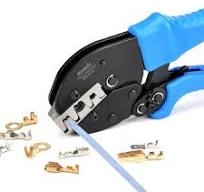 IWISS IWS-511B Dual Step Medium Duty Open Barrel Terminal Crimper/ 3 Crimp Jaws ranging from 10 - 8 AWG (5 - 8mm&sup2;)