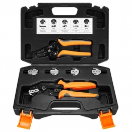 IWISS SN-PM Quick Change Ratcheting Crimper Tool Kit