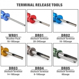 IWISS DR05 Crimper and Weather Pack Terminal Crimper ExtractionTool /Deutsch terminals 6 GAUGE