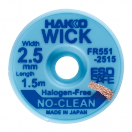 HAKKO FR551-2515 솔더위크 2.5mmX1.5M 할로겐프리/FR150-85 후속모델