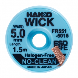HAKKO FR551-5015 솔더위크 5mmX1.5M 할로겐프리
