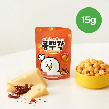 매콤치즈맛 콩뿌각 15g