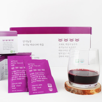 [달기농장] 첨가제 없이 있는 그대로~ '아로니아 착즙'