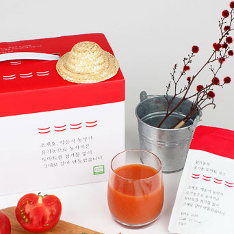 [달기농장] 오직 토마토만 들어간 '유기농 토마토 주스'