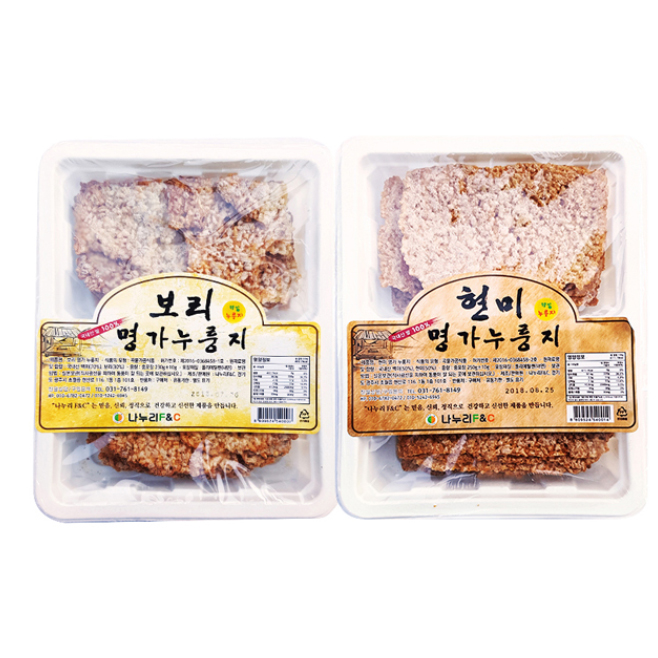 안심하고 먹는 우리쌀 누룽지! '명가 누룽지'