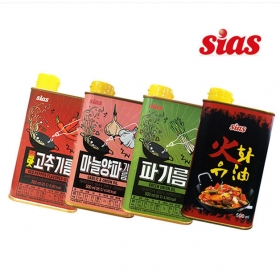 [시아스] 파기름/마늘양파기름/불맛기름/고추기름 500ml