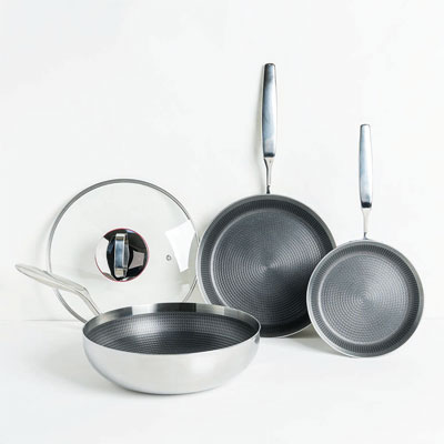 MYCOOK : 마이쿡 프라이팬 4종세트_20cm,26cm,28cm,유리뚜껑