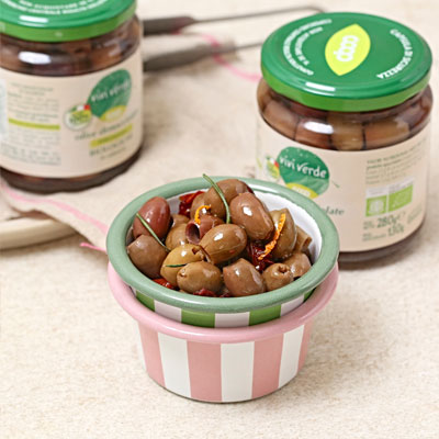 '비비베르데' 유기농 씨없는 씨제거 올리브 절임 280g