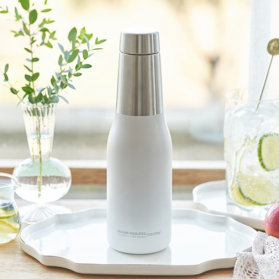 아소부 : 스테인레스 텀블러 600ML 오아시스 화이트