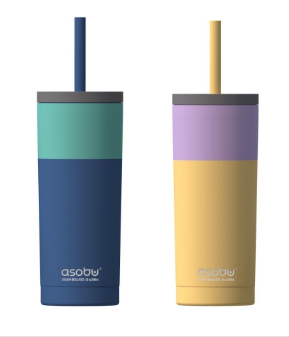 아소부 :  스테인레스 텀블러 600ML 슈퍼브시피 파스텔