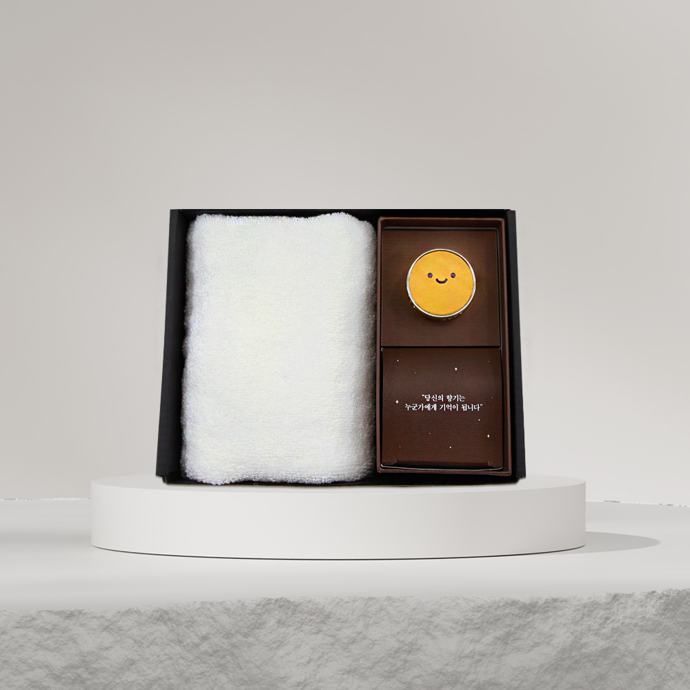 [에멜시x송월타월] 차량용 디퓨저 선물 A세트