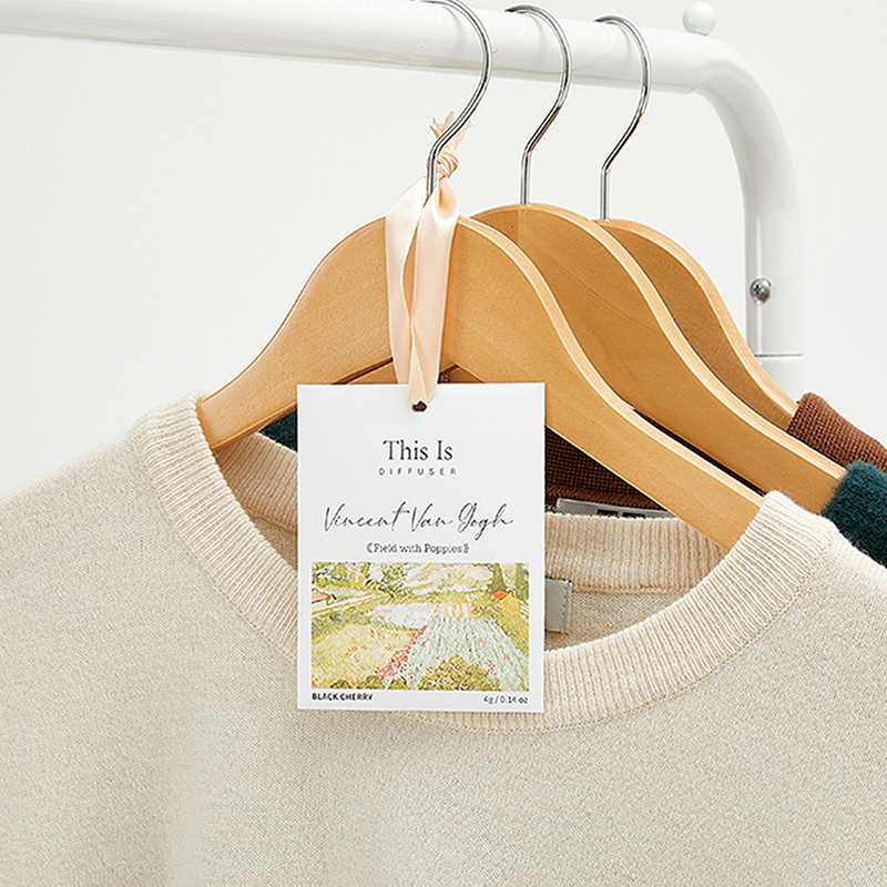 [디스이즈명화] 발향 좋은 명화 인테리어 사쉐 차량용 걸이형 방향제 6종