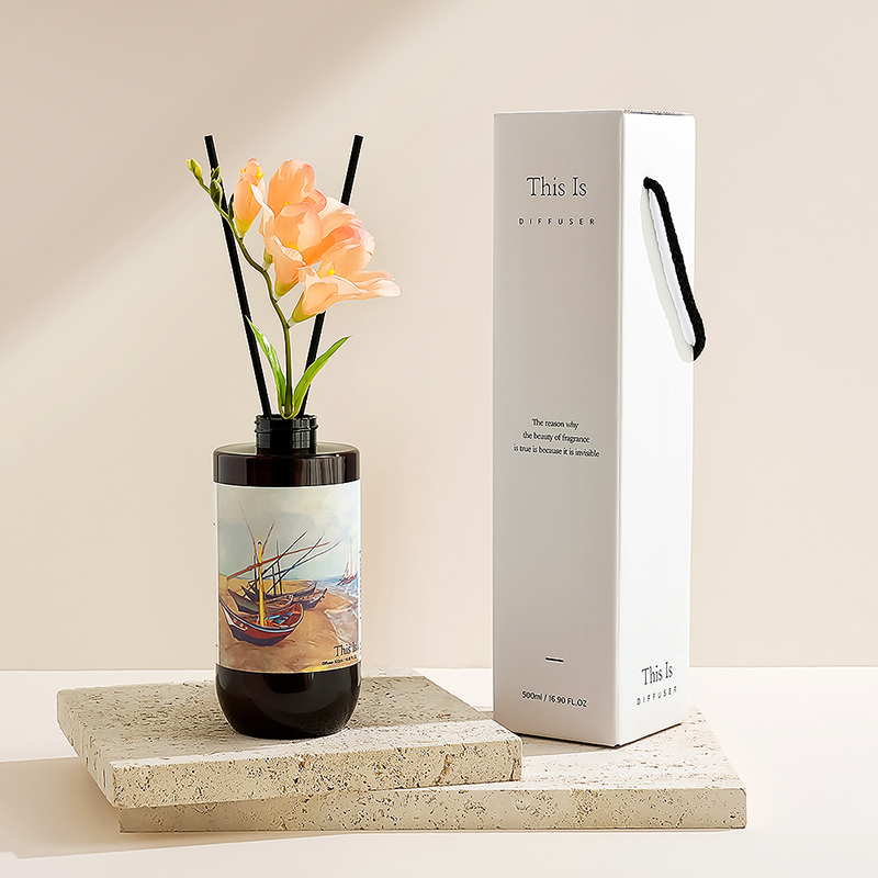 [디스이즈명화] 인테리어 디퓨저 500ml 플라워 기프트 세트
