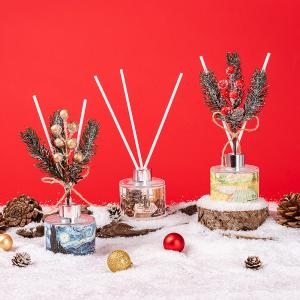 [디스이즈명화] 크리스마스 미니 트리 디퓨저 120ml 세트 (쇼핑백1 , 크리스마스카드1 증정)