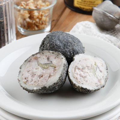 [시루아네] 씹는 맛이 고소한 쫀득쫀득한 '흑임자 두텁떡'