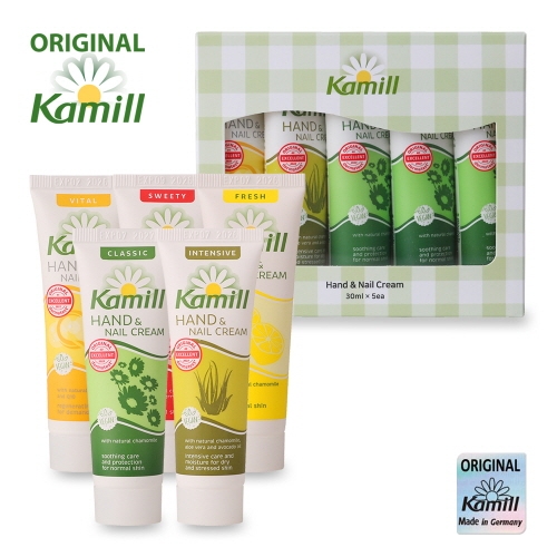 카밀 핸드크림 30ml 미니 5종 기프트 세트 (케이스포함)