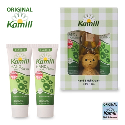 카밀 핸드크림 30ml 2p 베어키링 기프트 세트 (케이스 포함)