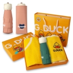 비단비 5단 6K 우산 에버센스 캐릭터 타월 3p 세트