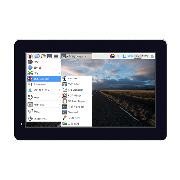 CPi-S070WR (7인치/산업용 라즈베리 파이/산업용 PC/산업용 컴퓨터/터치 패널 PC)