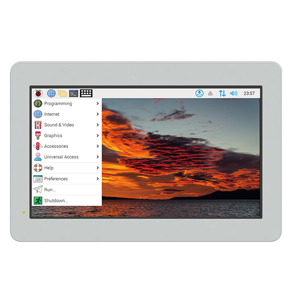 CPi-S070WR (7인치/산업용 라즈베리 파이/산업용 PC/산업용 컴퓨터/터치 패널 PC)