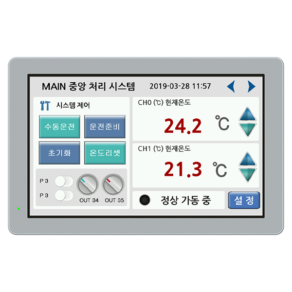 CHC-102WR (HMI / 10.2인치 휴먼 머신 인터페이스)
