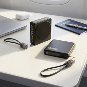 내셔널지오그래픽 마그네틱 무선 충전 보조배터리 5,000mAh